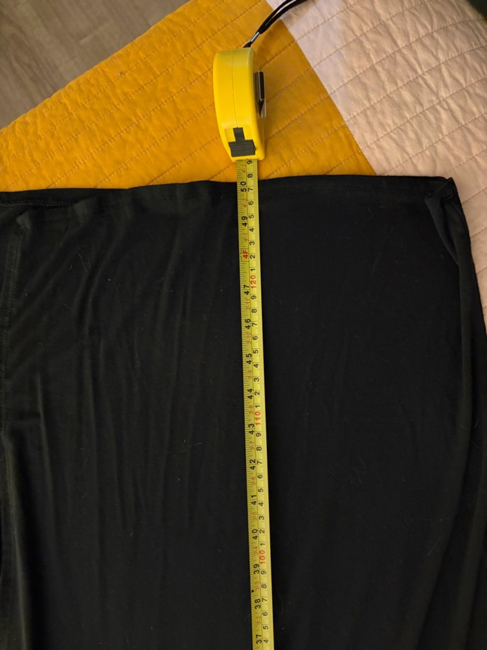 Black Mid calf silhouette dress - Picture 8 of 8
